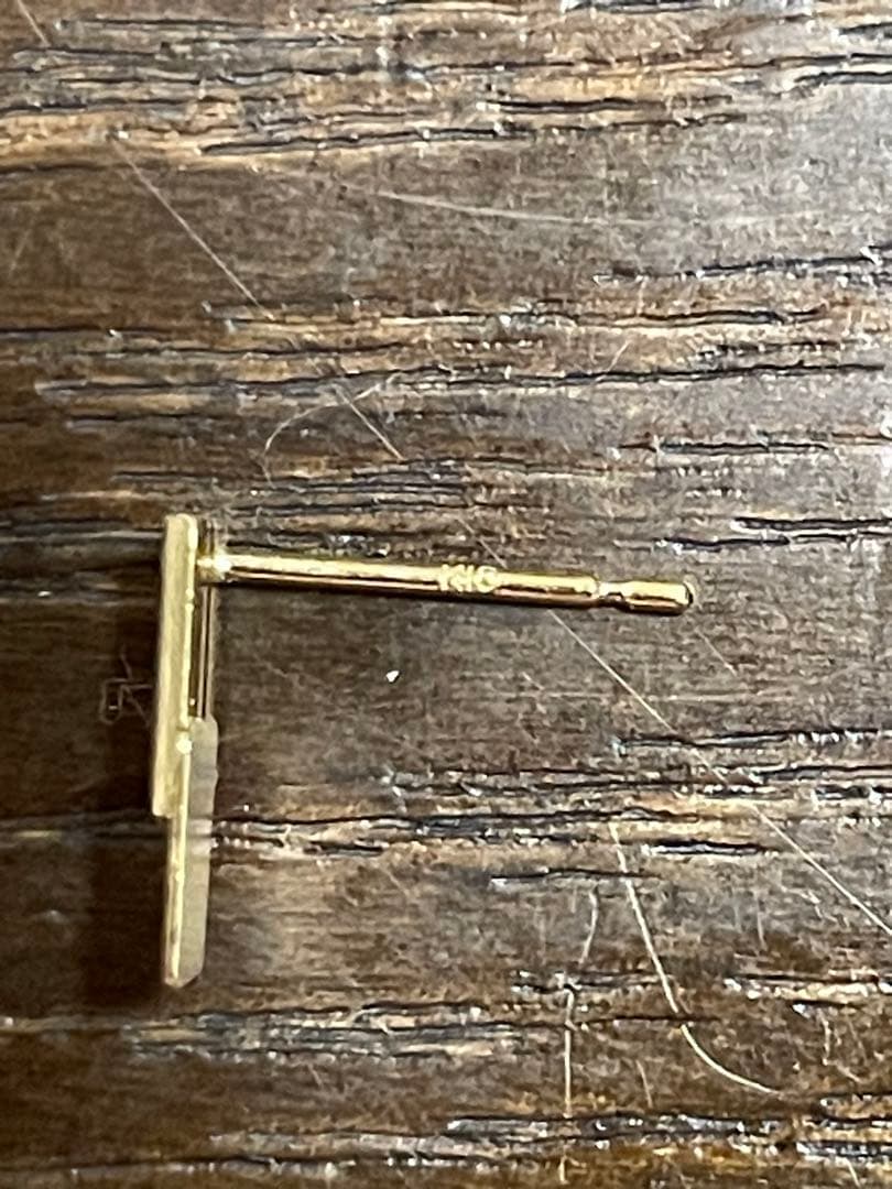 K18 ピアス　新品同様美品