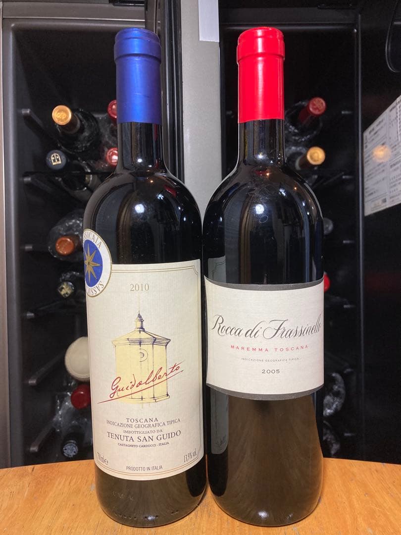 ①ロッカ・ディ・フラッシネロ②サングイド・グィダルベルト③ドメーヌ・ソガ× 2本