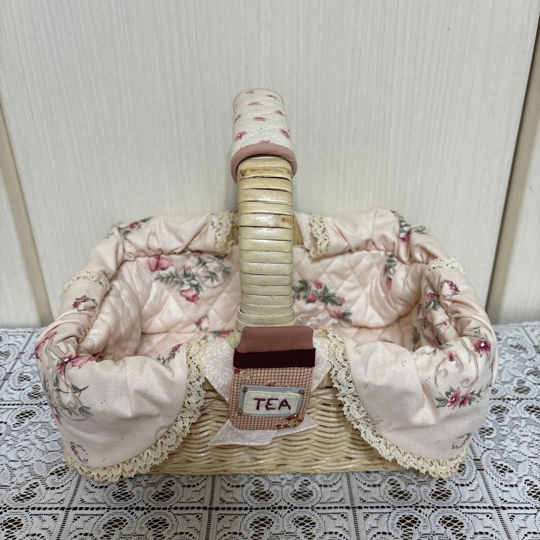 マニー　アルファベットフルールコラージュバスケット