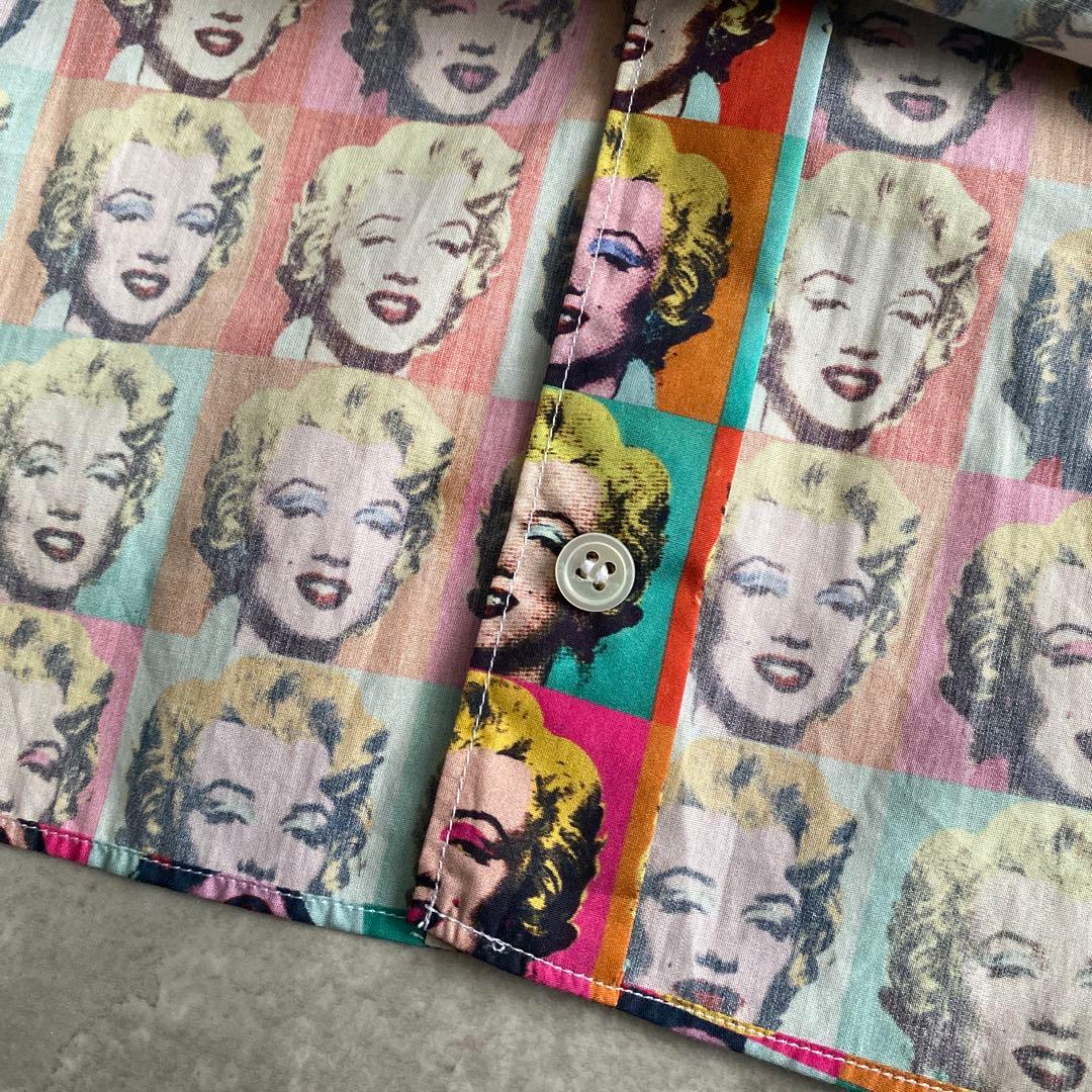 24SS コム デ ギャルソン シャツ アンディ ウォーホル フランス製 XL