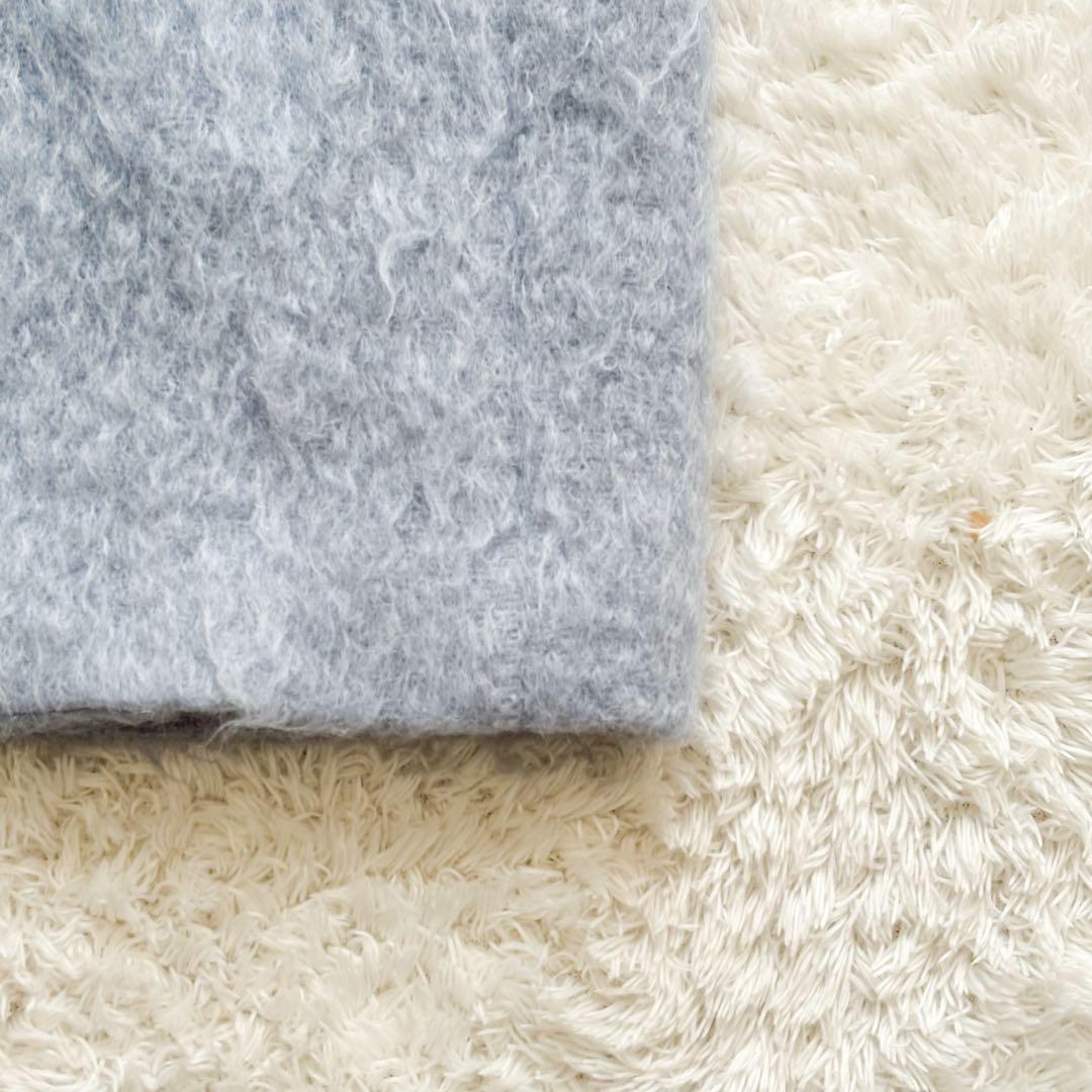 グレースコンチネンタル　シャギーロングコート　チェスターコート　ウール　モヘヤ