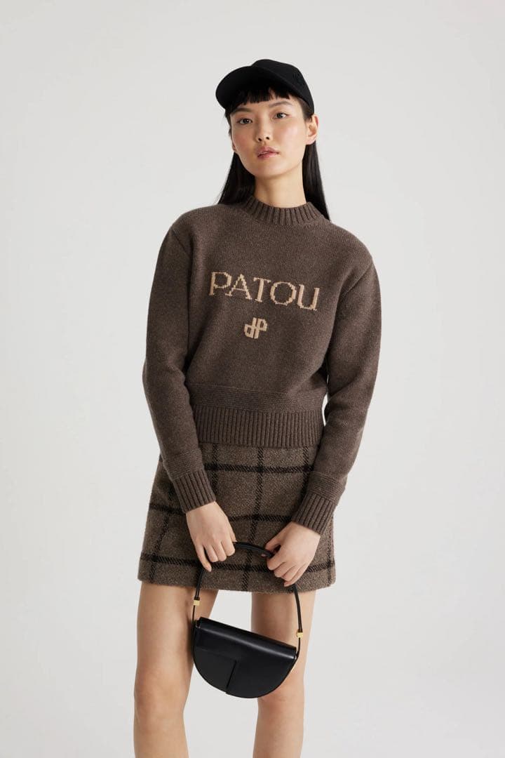 1/16迄の出品 PATOU ニット ブラウン Sサイズ レアサイズ