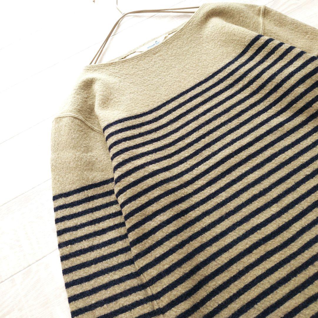 45rpm& 圧縮ウールボーダーニットセーター 3