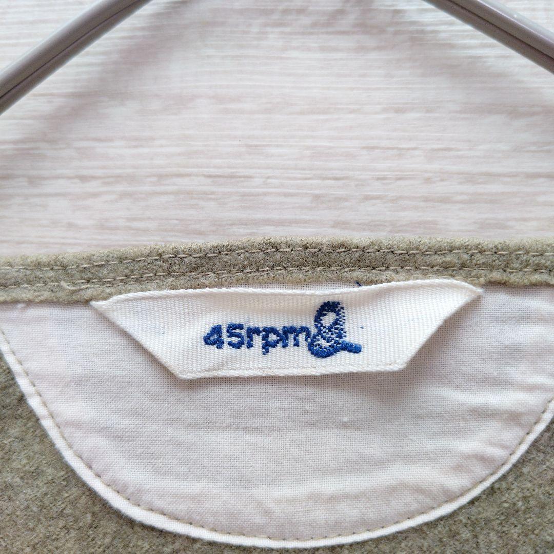 45rpm& 圧縮ウールボーダーニットセーター 3