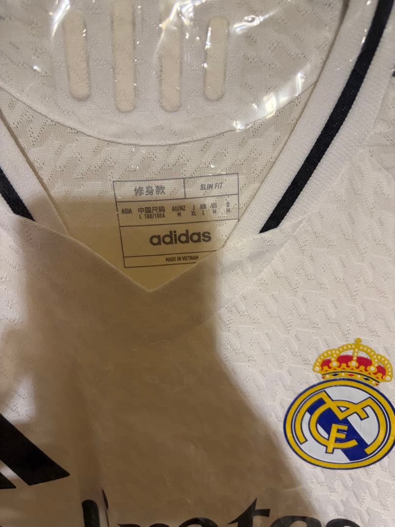 レアルマドリード　24-25 ユニフォーム　オーセンティック　長袖　正規品