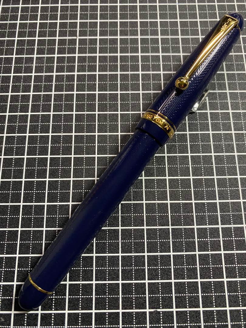 PILOT CUSTOM74 Dark-Blue 網目　万年筆　字幅M