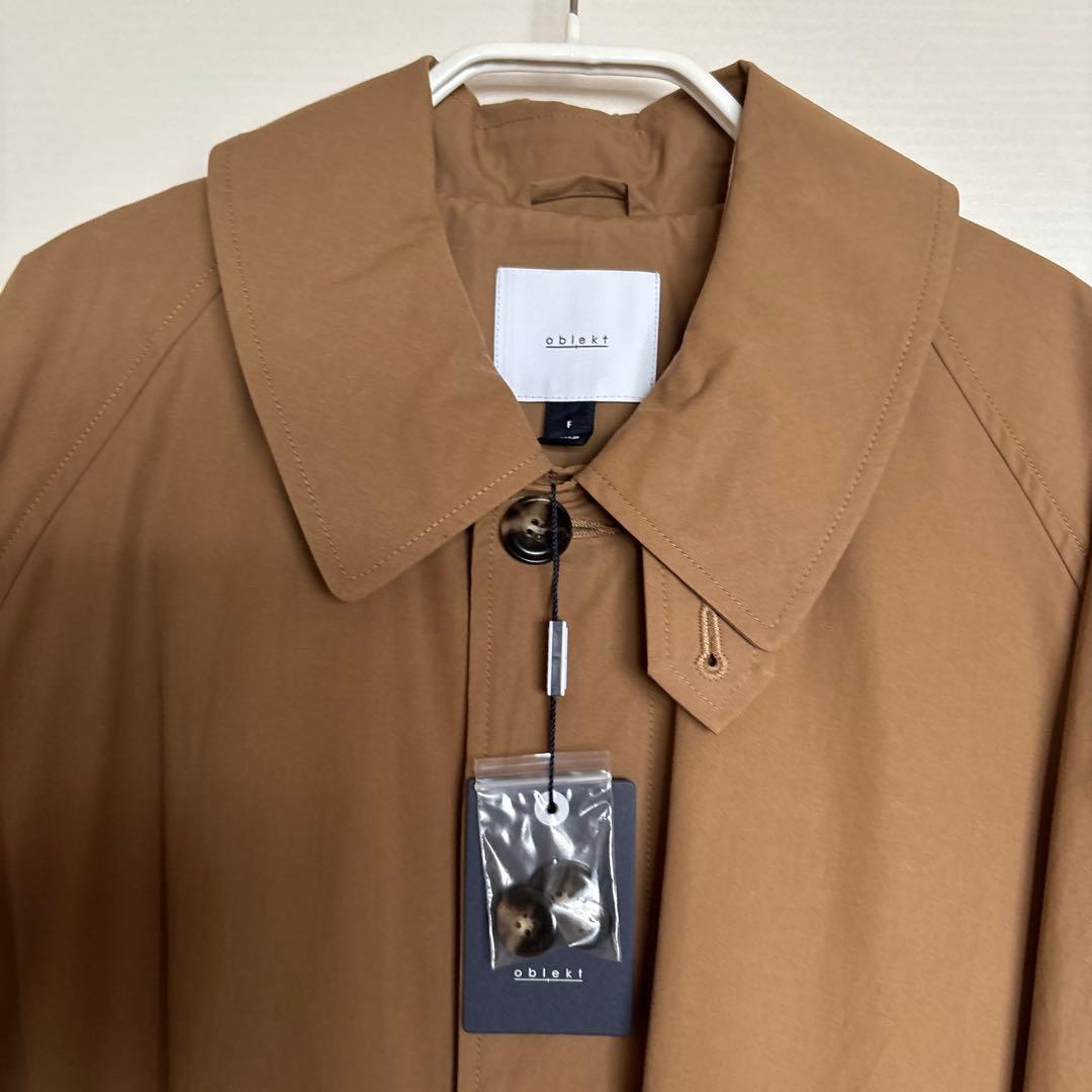 新品　oblekt×高山都　ステンカラーコート