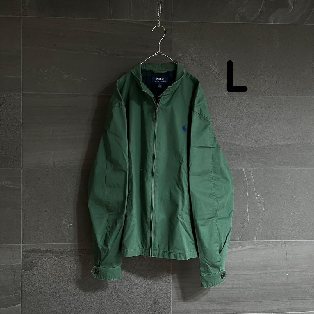 現行 正規品 ポロ ラルフローレン スウィングトップ 緑 アウター グリーン L