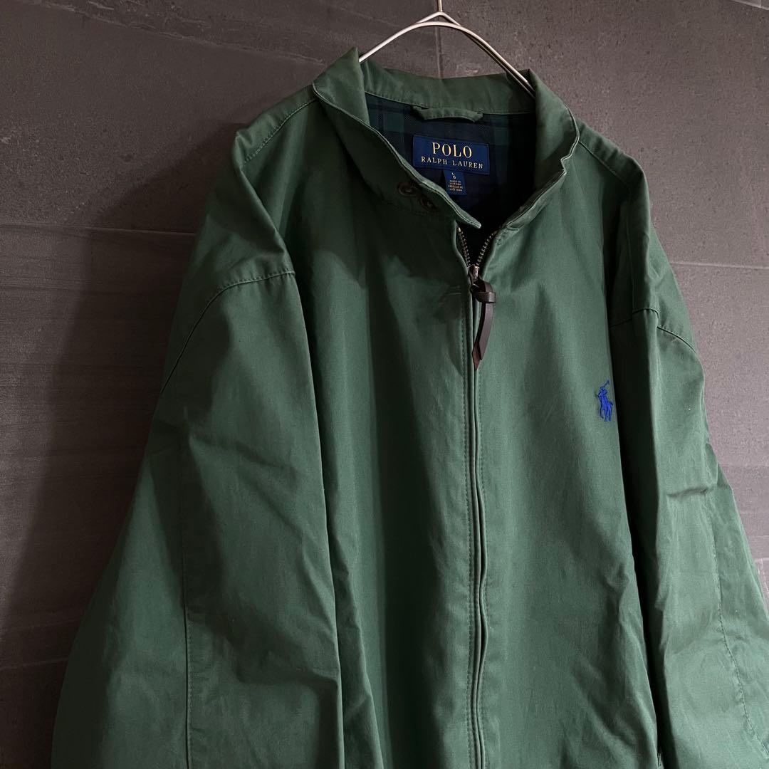 現行 正規品 ポロ ラルフローレン スウィングトップ 緑 アウター グリーン L