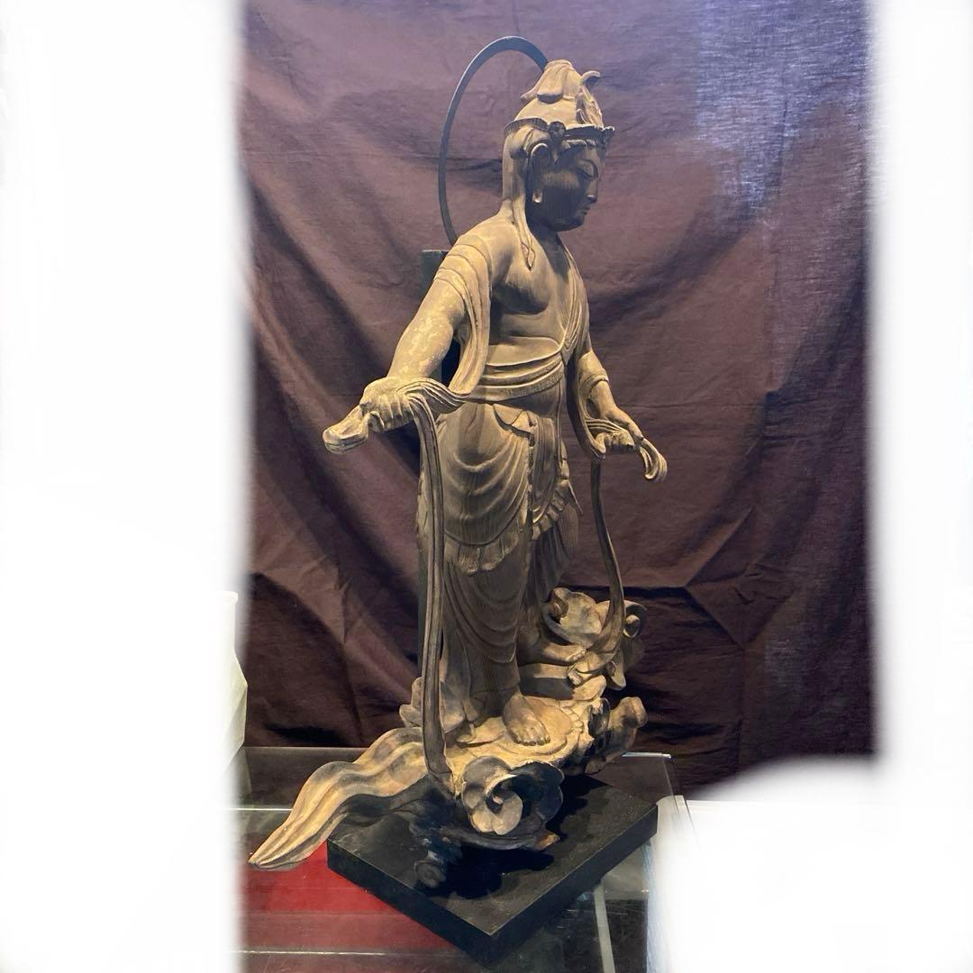希少】平等院鳳凰堂 国宝模『雲中供養菩薩』置物 仏教美術　超美品　保証書有ります
