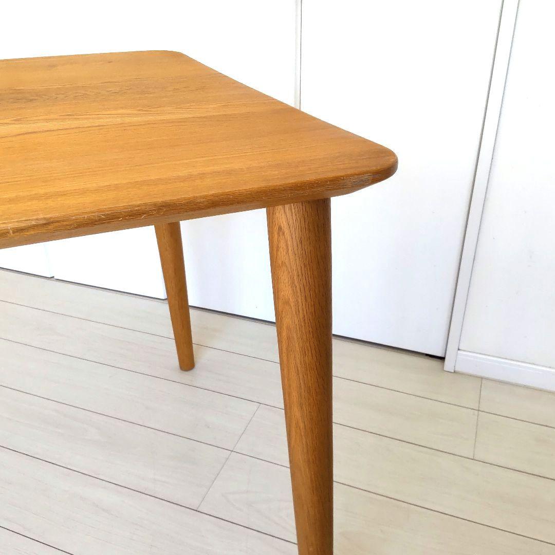 無垢材　オーク材　ナチュラル　ダイニングテーブル　天然木