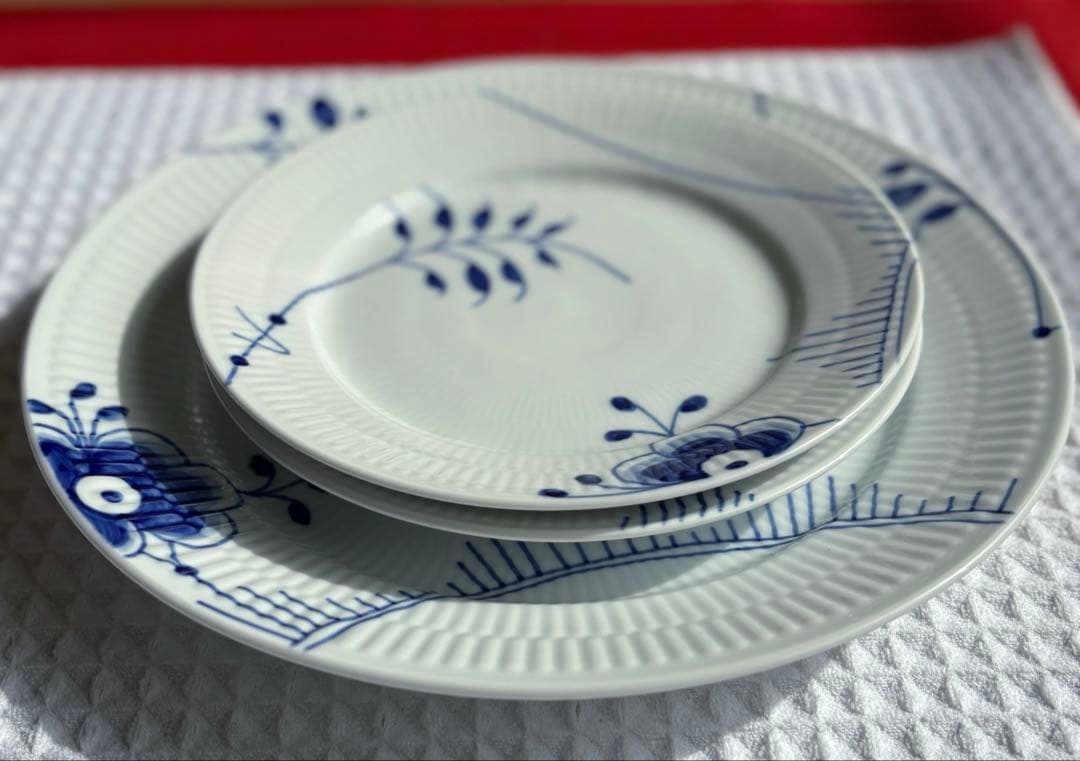 【お値下げ/新品】ブルーフルーテッド メガ 27cm×1 19×2