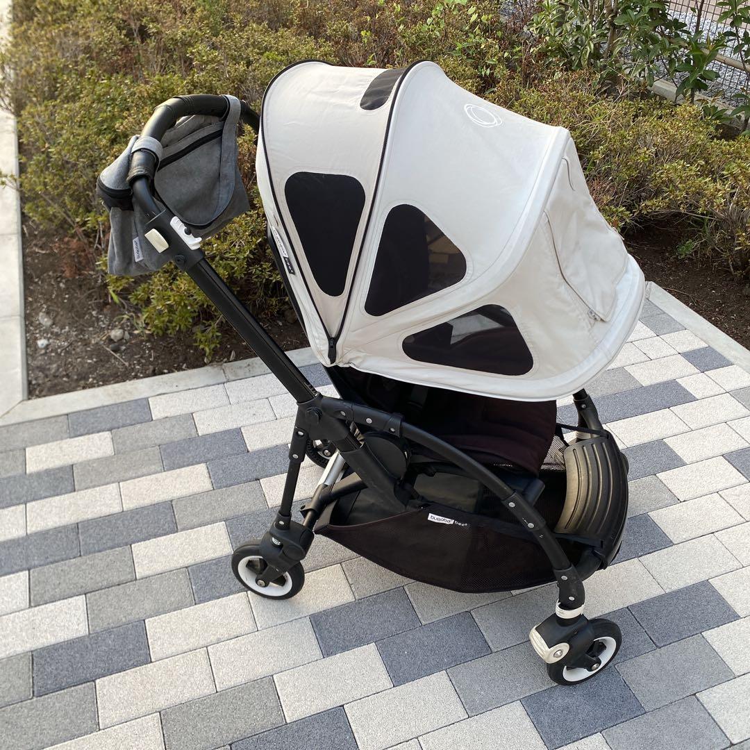 【良品】bugaboo bee5ベビーカー ブラック＆ライトグレー