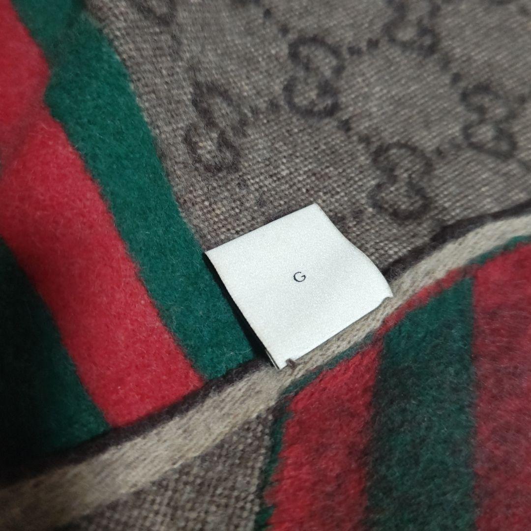 ❤美品箱付き❤GUCCI マフラー ストール ショール スカーフ❤　ブラウン　❤