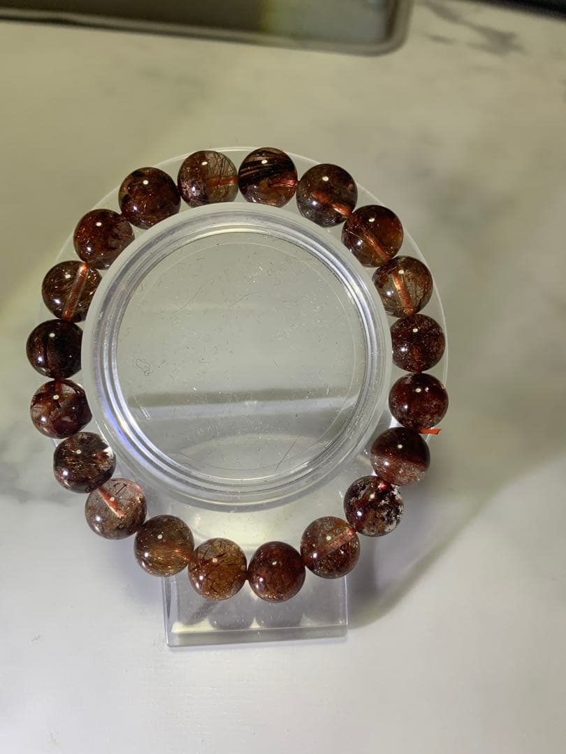 ガーデンルチルクォーツブレスレット　10ミリ　内径17 高品質