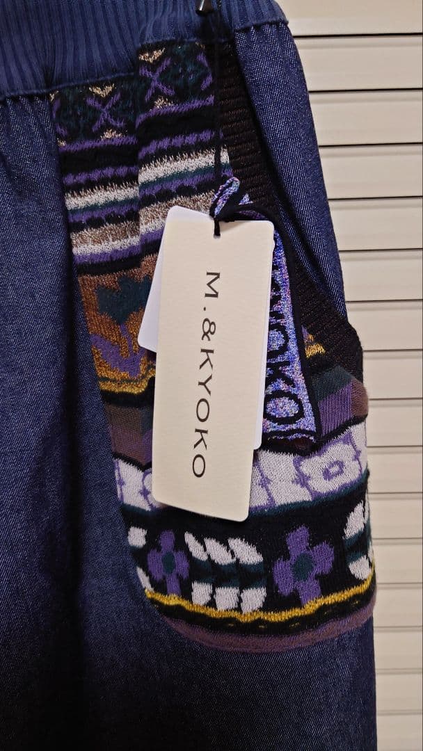 ❤新品　エムアンドキョウコ　素敵なポケット付きパンツ❤