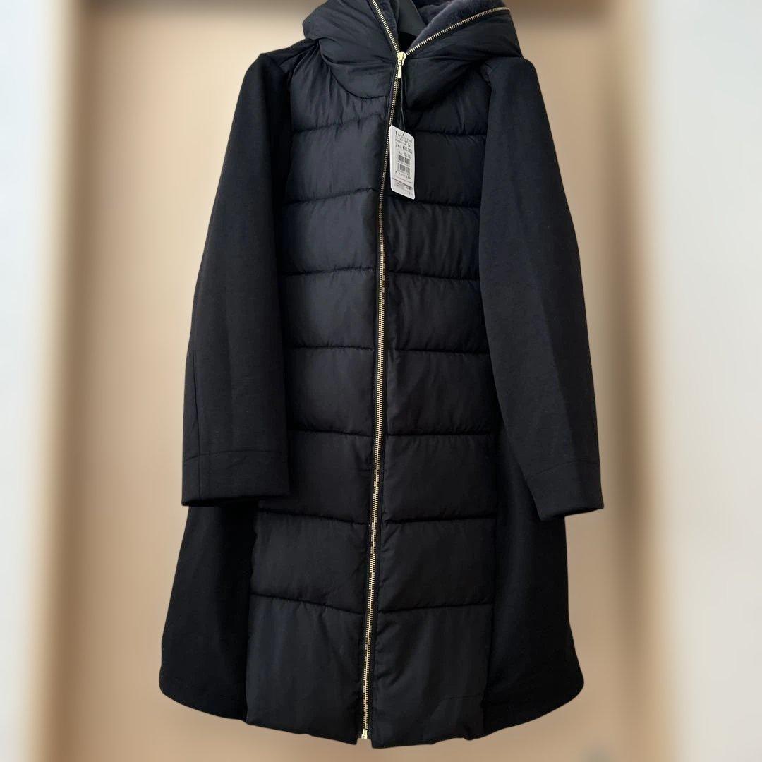 新品　ヤマダヤ フェイクファーフードロングコート