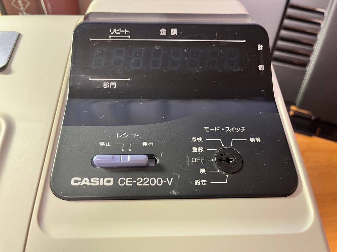 カシオ電子レジスター　CE-2200極美品✨