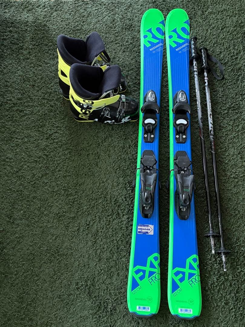 ジュニア　ROSSIGNOL スキーセット　122cm 板22.5cmブーツ