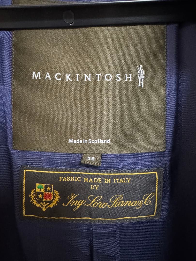 難あり＊マッキントッシュ ダンケルド ロロピアーナ ストームシステムコート 38