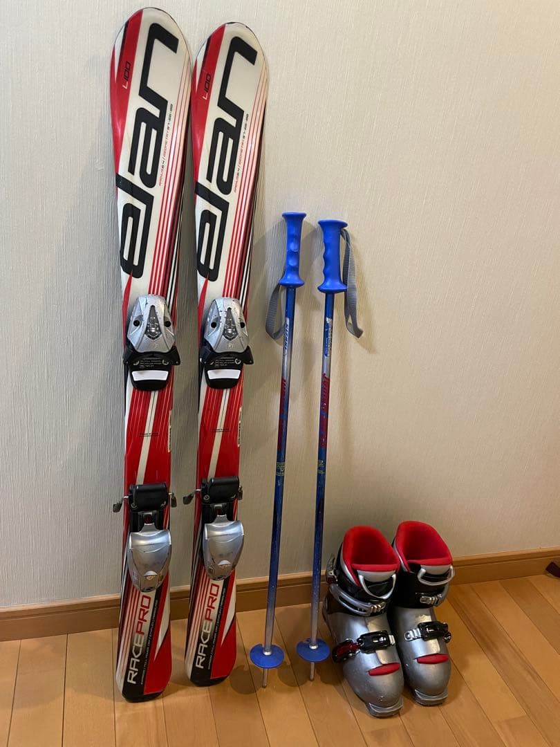 スキーセット 130cm ブーツ　ストック　子供用