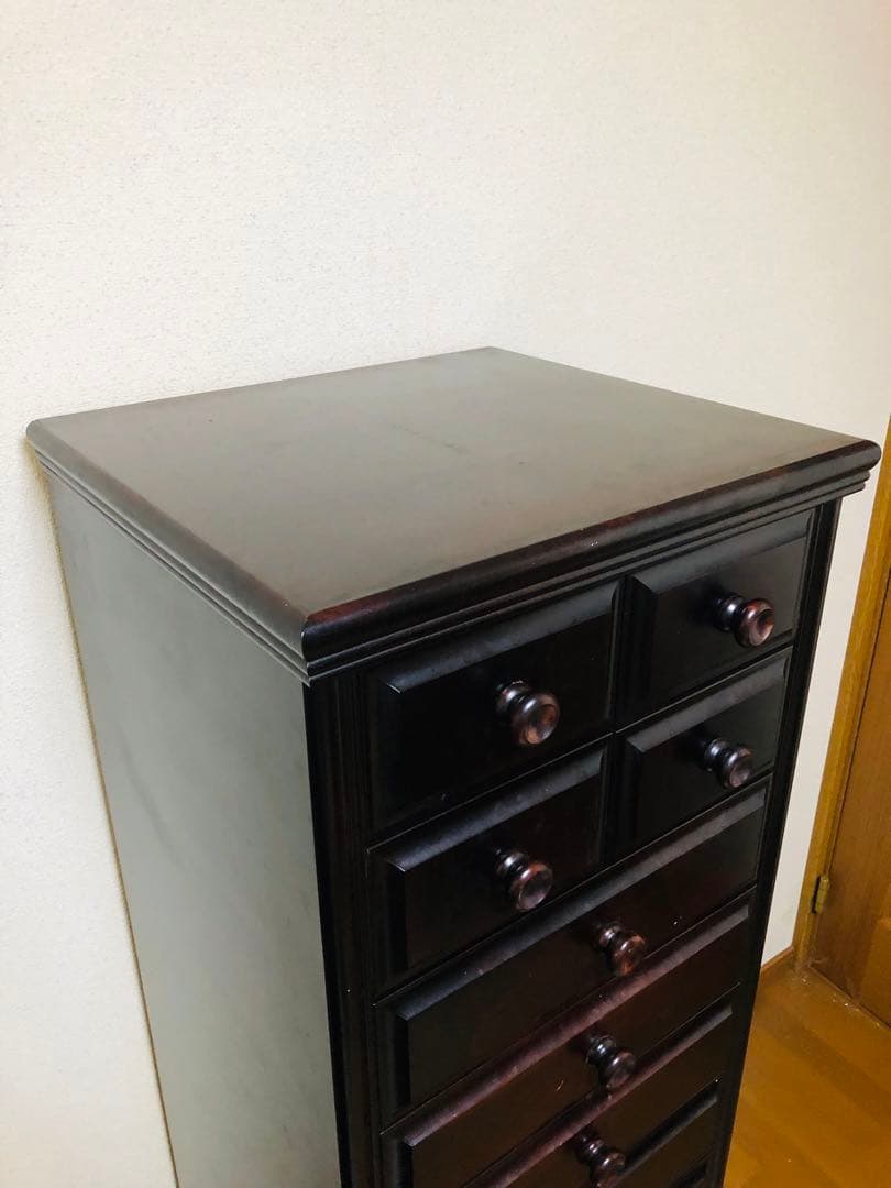 ダークブラウン 11 引き出し タンス