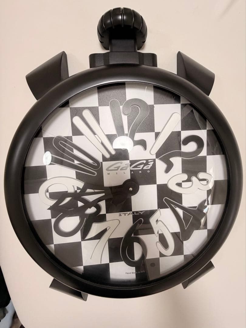 GaGa チェッカー柄 掛時計