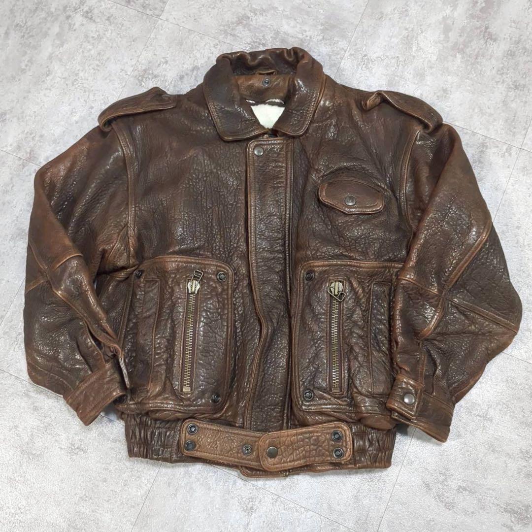 【archive】Wind Armor ラムレザー フライトジャケット 短丈 S