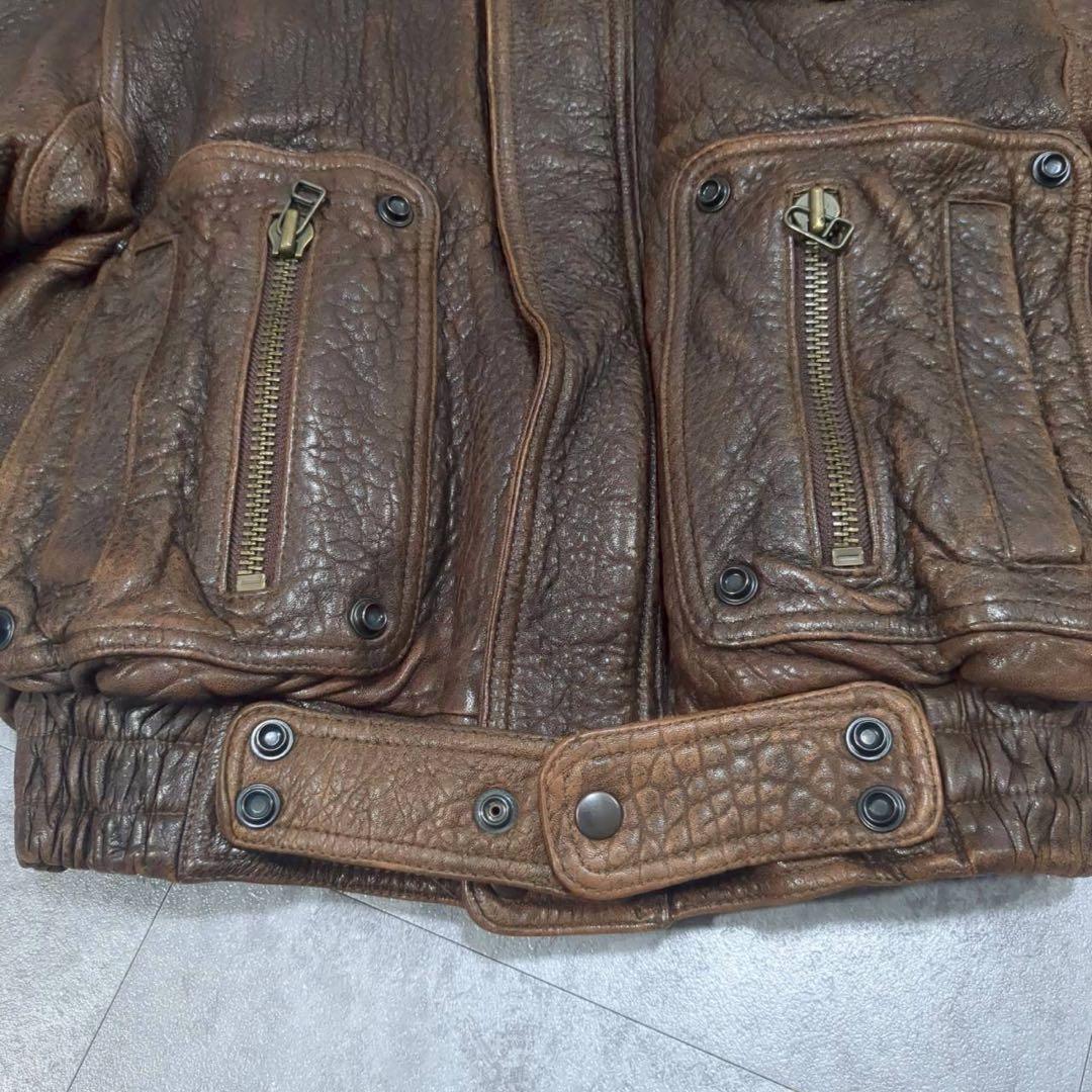 【archive】Wind Armor ラムレザー フライトジャケット 短丈 S