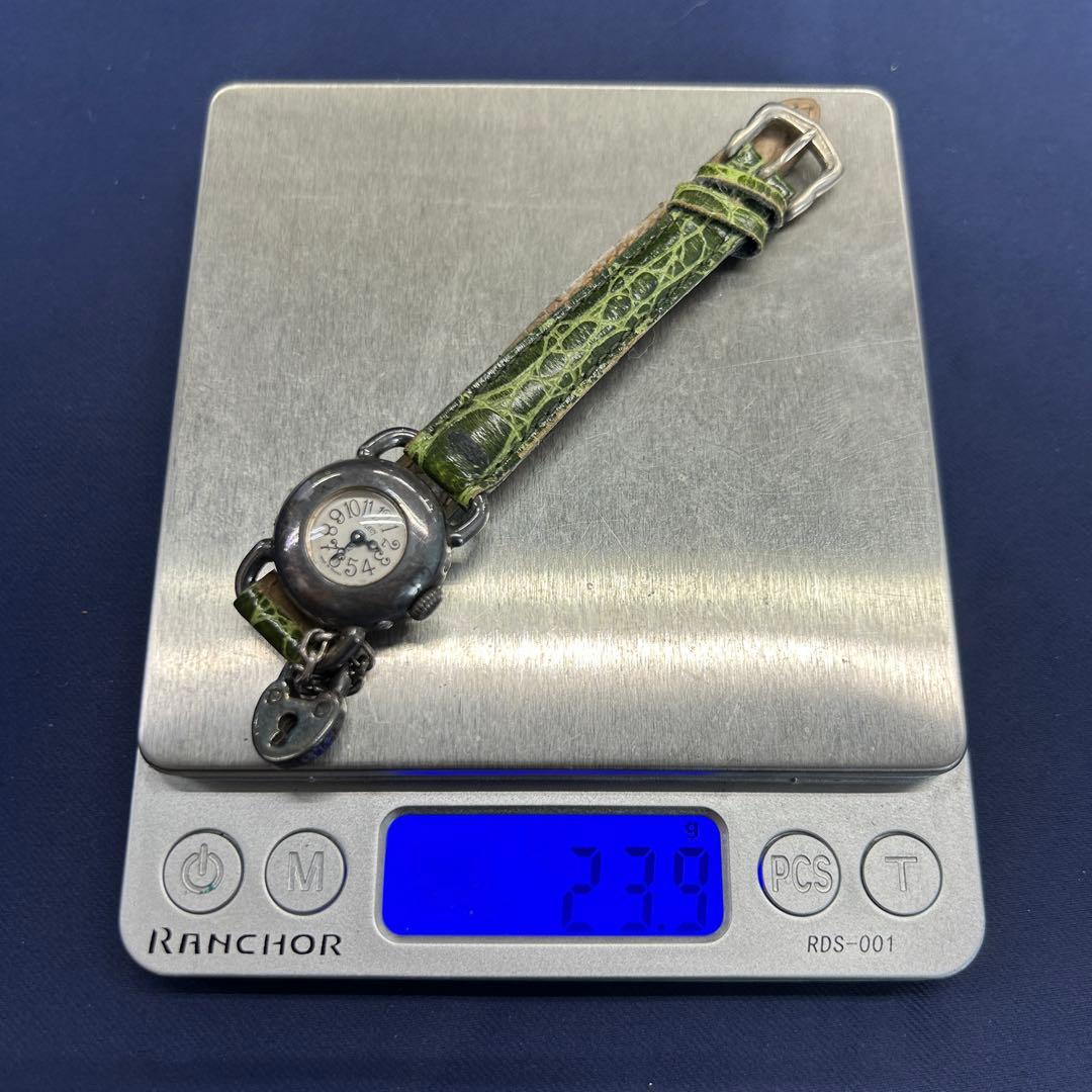 ア*き様 稼動 新品電池 Obrey Paris silver シルバー 銀無垢