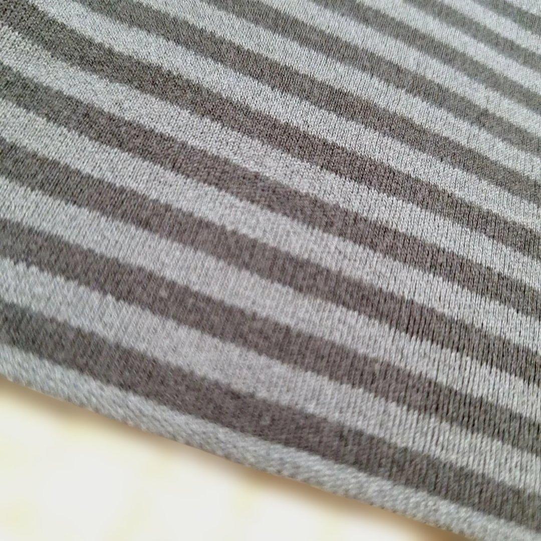 SUNSPEL BATONER トップス長袖　オリーブサイズ3(L)　ボーダー