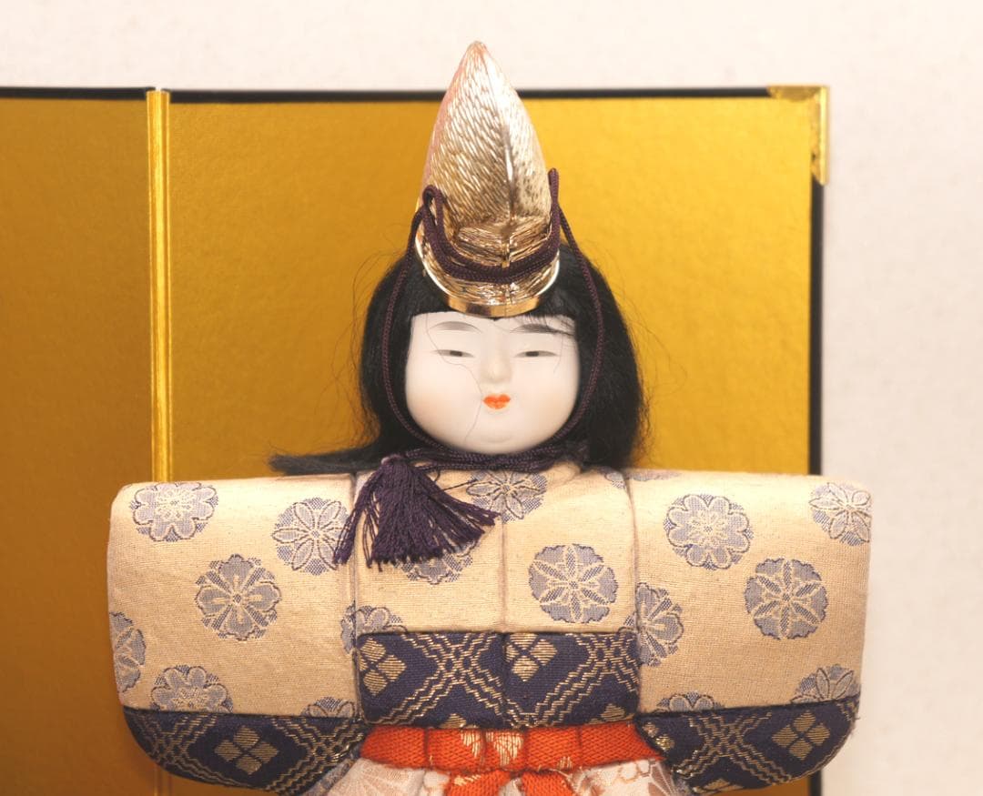 真多呂人形　木目込み　立雛　雛人形・お雛様・ひな人形