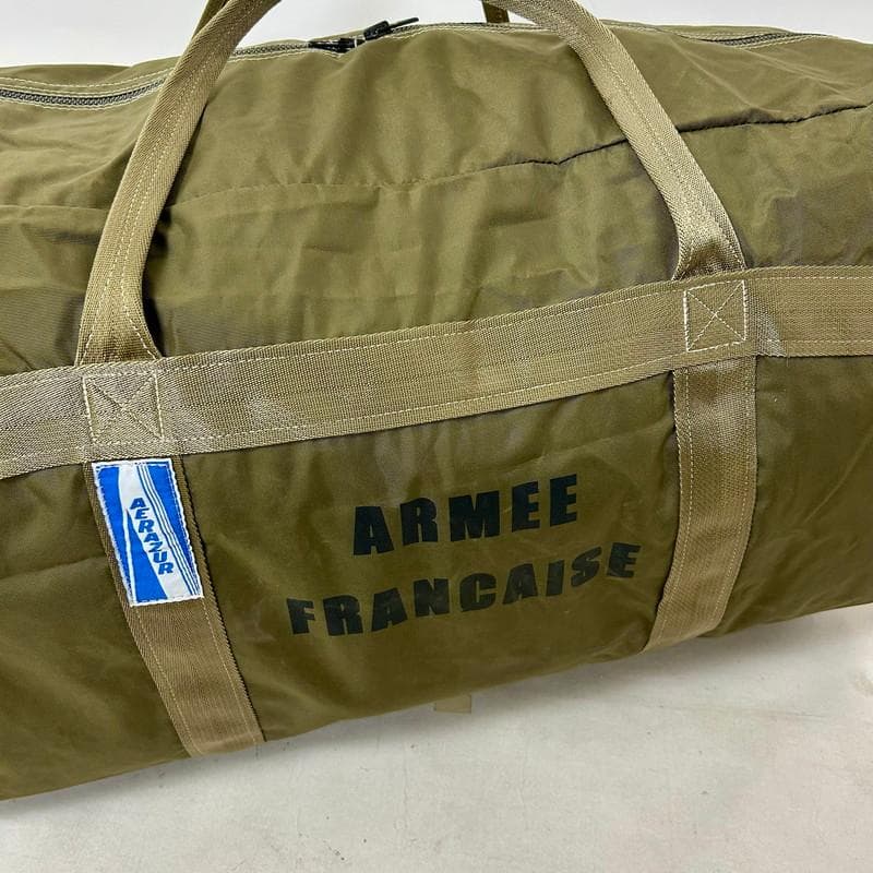 【希少】【新品】フランス軍 AERAZUR パラシュートバッグ 65L 金属