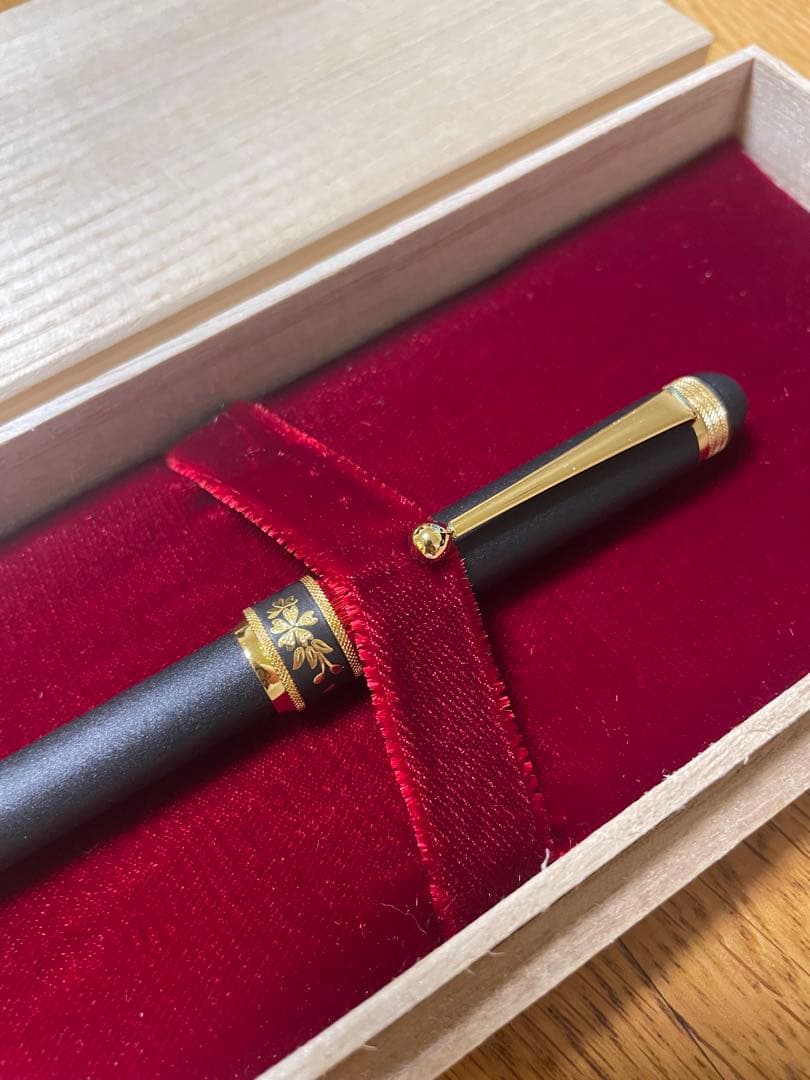 platinum ダブルアクション ボールペン サクラ　肥後象嵌