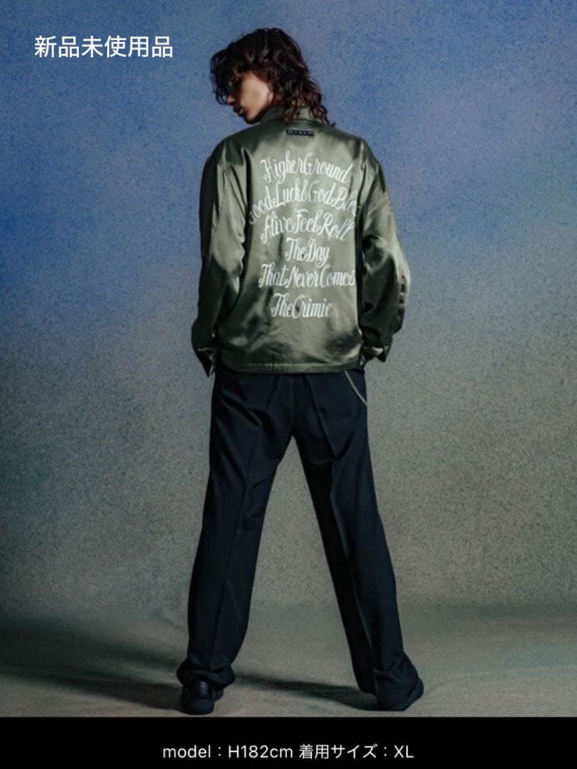 THE CRIMIE サイズLチェーンステッチ刺繍ブルゾン クライミー