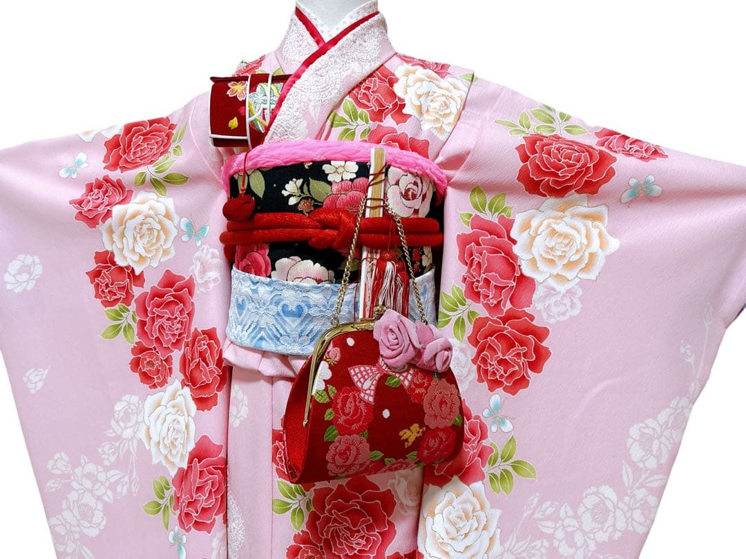 姫系フルセット♡七五三　7歳　女の子　一式　ピンク　ブランド