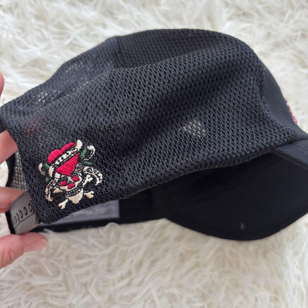 Ed Hardy ラインストーン y2k ギャル メッシュキャップ