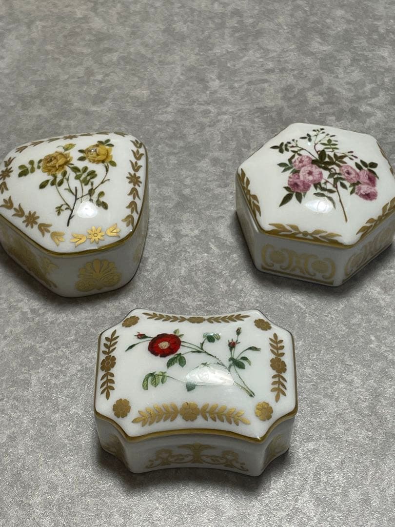 アンティーク　リモージュ　アクセサリーケース　10点セット