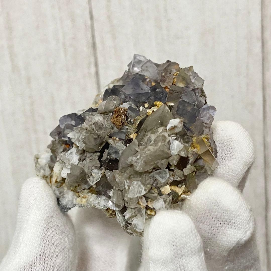 フローライト　バライト　カルサイト　鉱物標本　原石　天然石　ストーン　エミリオ