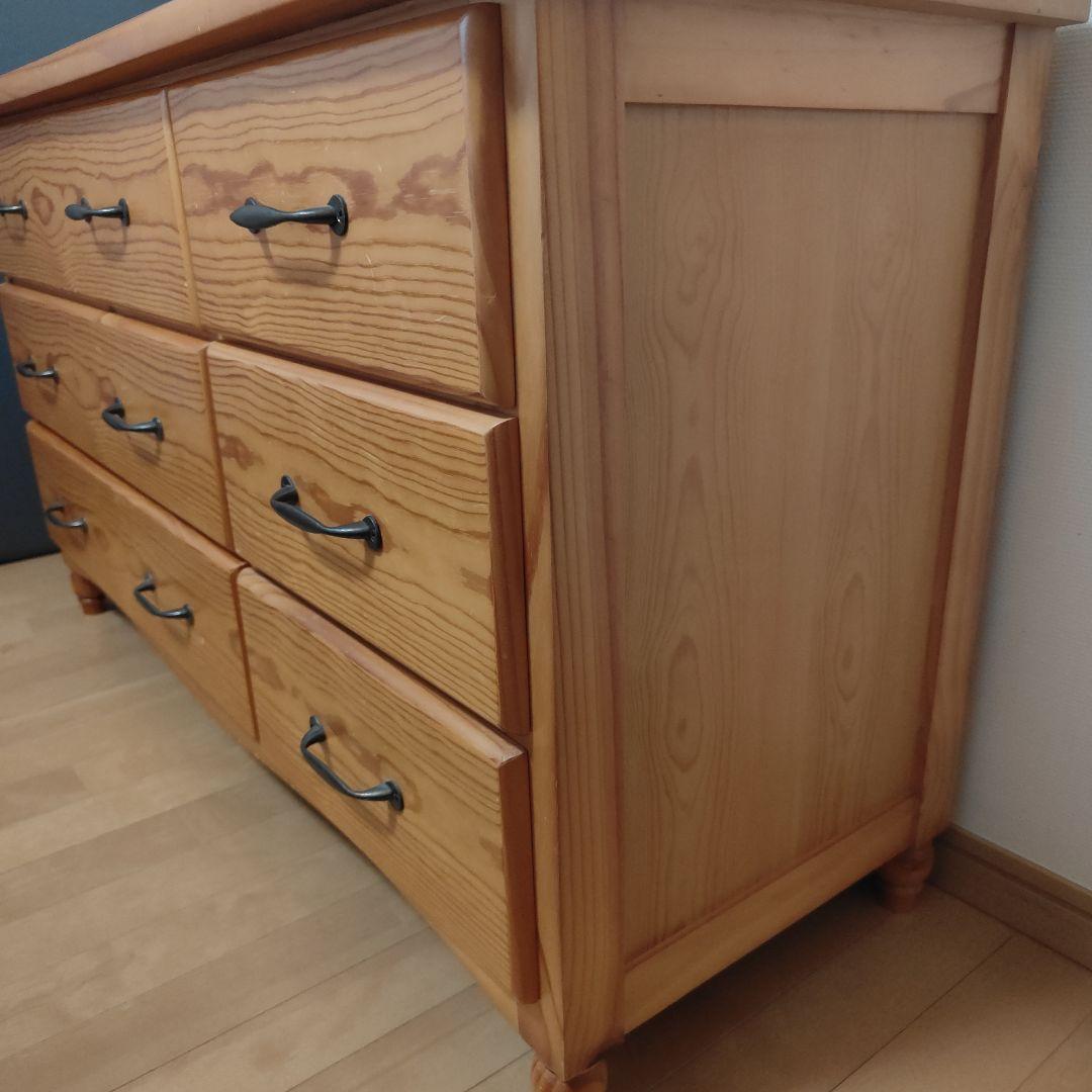 【Natsukoです】木製 チェスト 引き出し 収納 3段