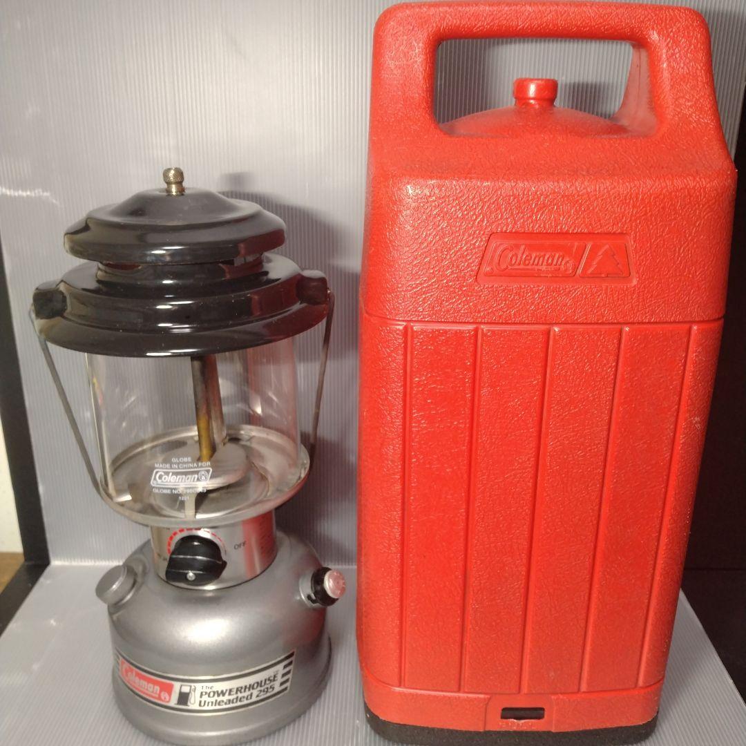 希少旧もみの木ケース付Coleman unleaded295ツーマントルランタン