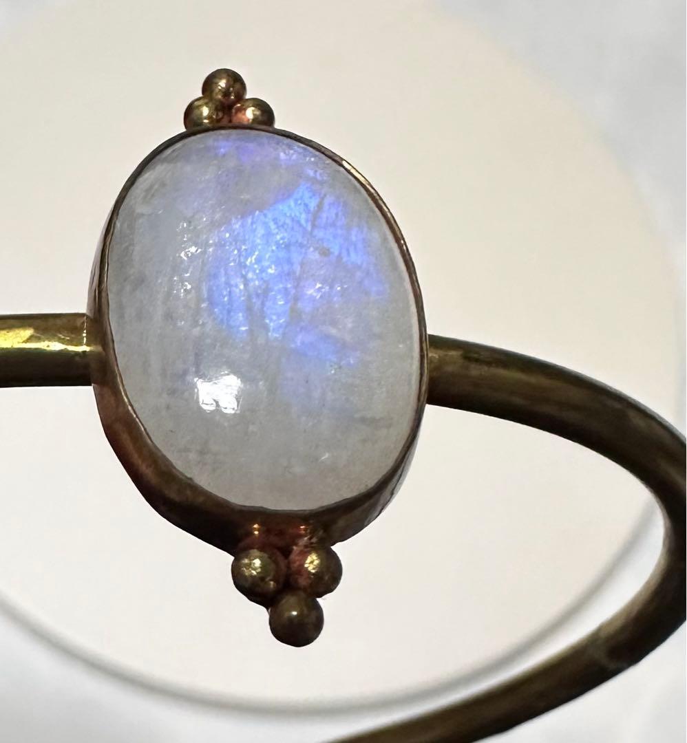 mau jewelry/ムーンストーン オープンバングル