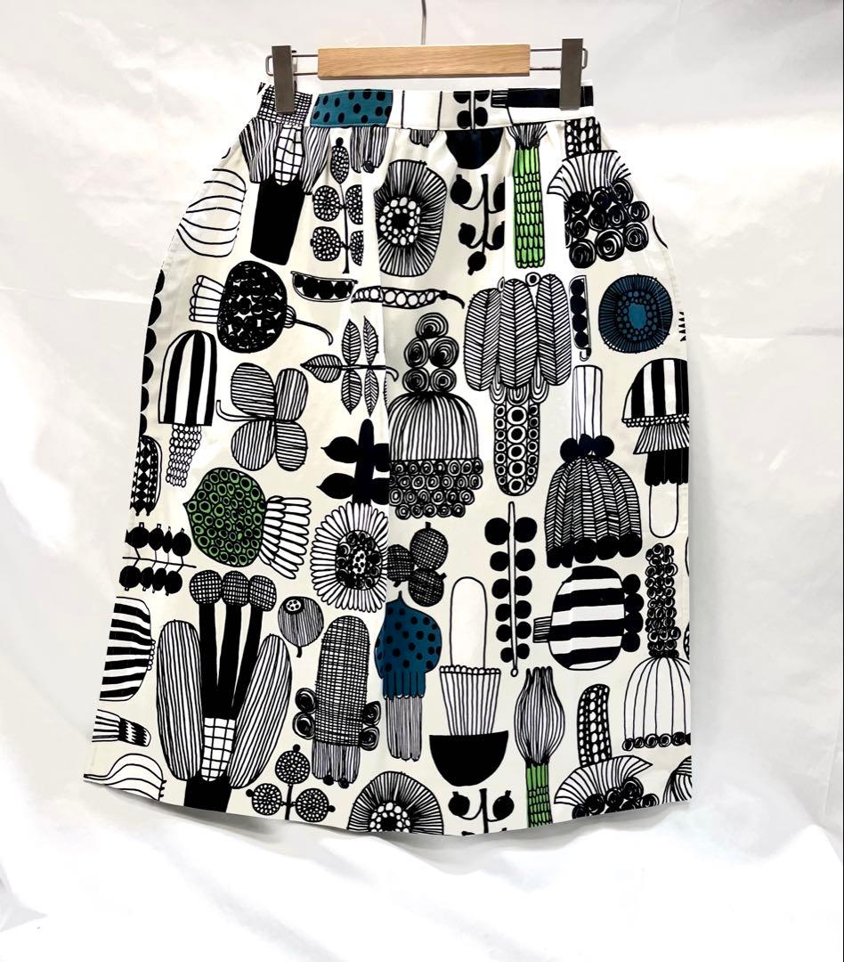 ｍ0801-2　ジュンヤワタナベ×マリメッコ　コクーンスカート 2018SS