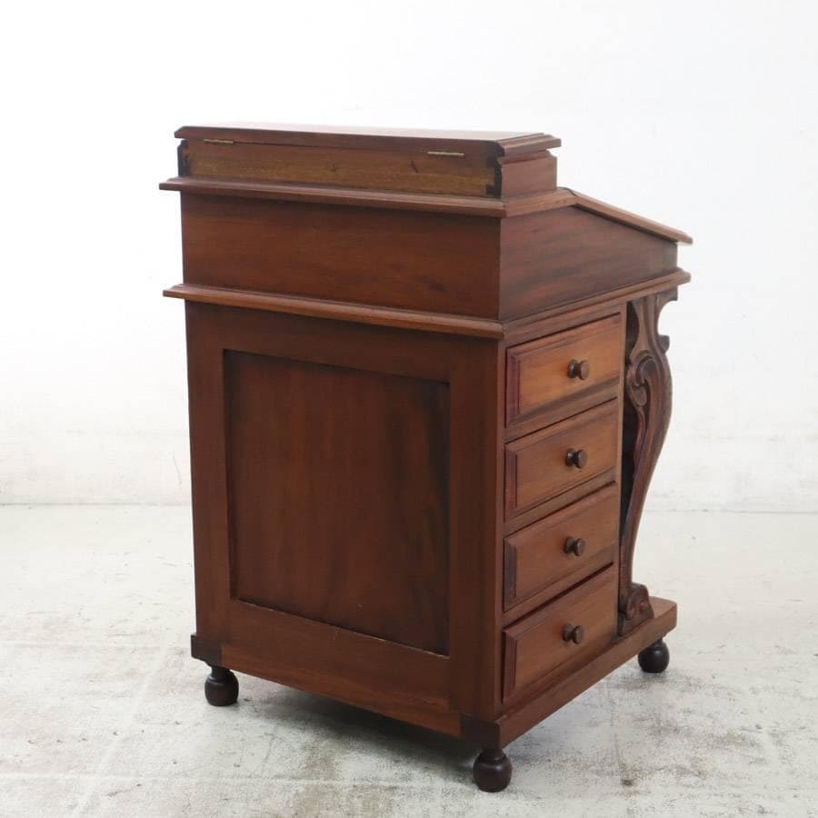 英国アンティーク ダベンポートデスク マホガニー ライティングデスク 書斎机