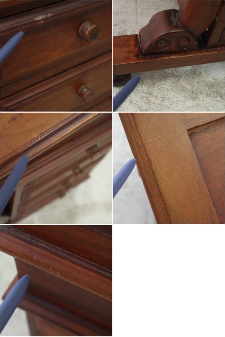 英国アンティーク ダベンポートデスク マホガニー ライティングデスク 書斎机