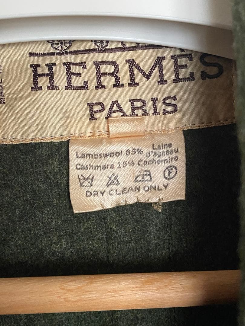 美品 HERMÈS ロングコート M