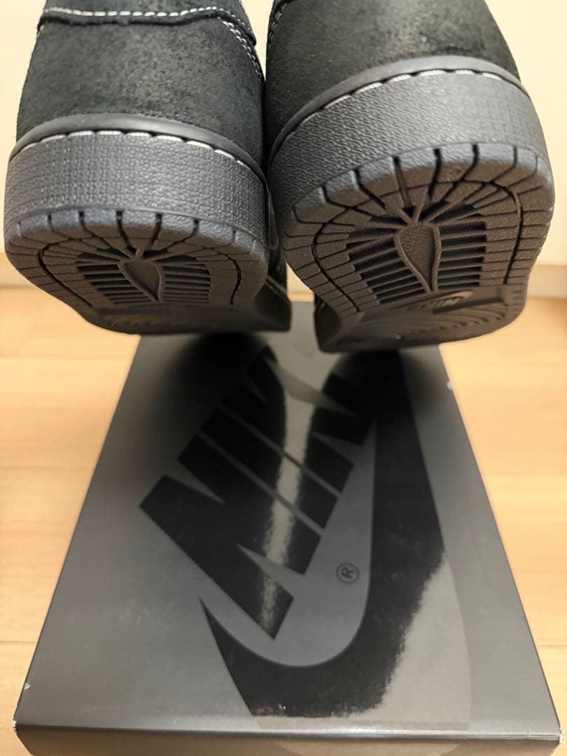 靴 JORDAN 1 LOW TRAVIS SCOTT BLACK PHANTOM