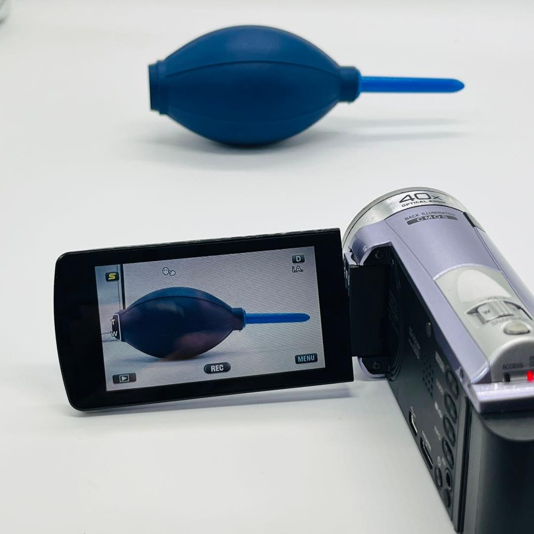 JVC ビデオカメラ Everio バイオレット GZ-HM33-V