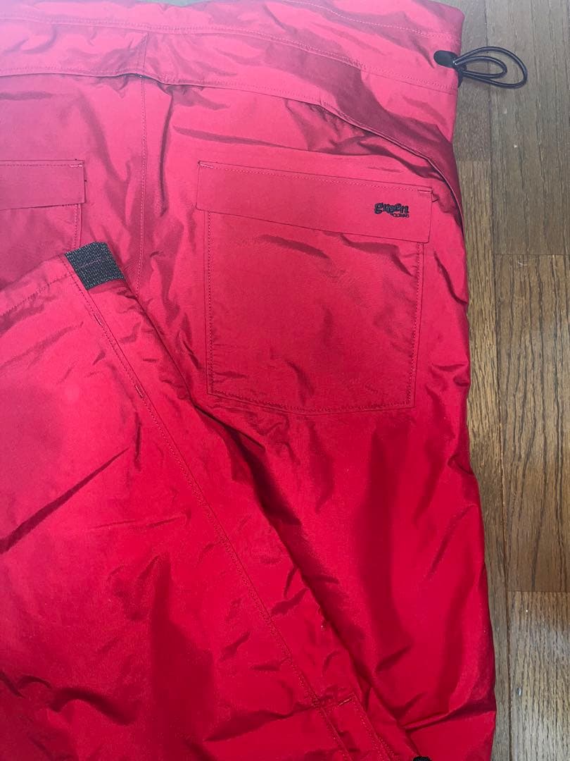 [22-23]グリーンクロージング green clothing ビブパンツ L