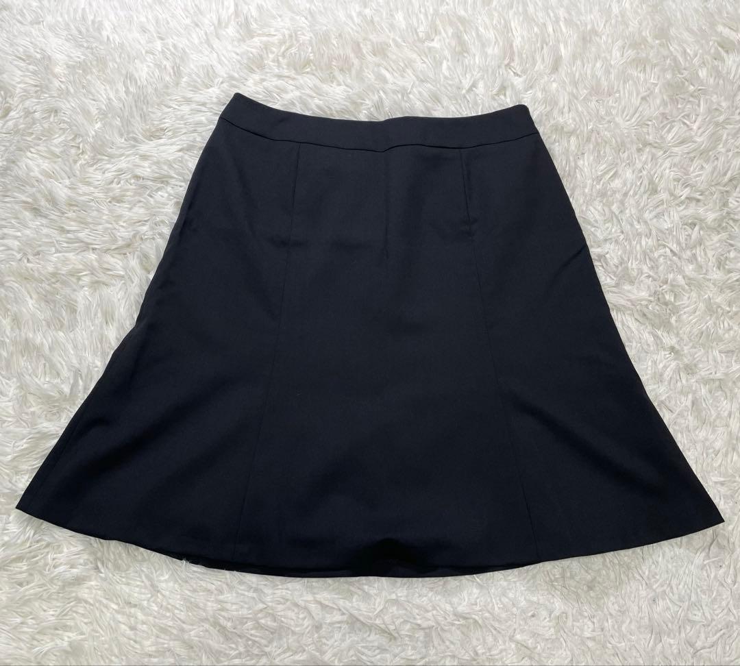 美品 エヌライン パンツスーツ 3点セット 大きいサイズ 17号 ブラック　黒